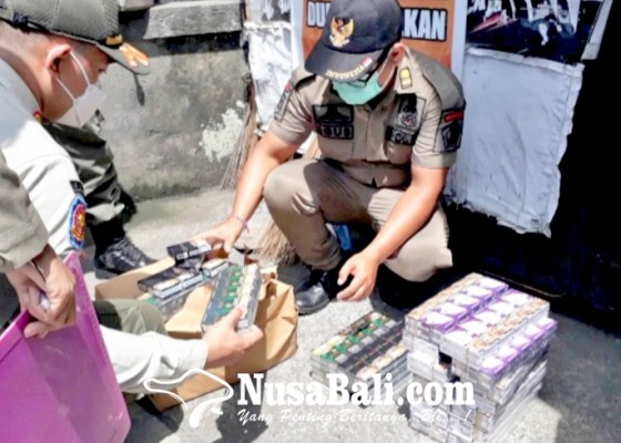 Nusabali.com - ratusan-bungkus-rokok-ilegal-disita