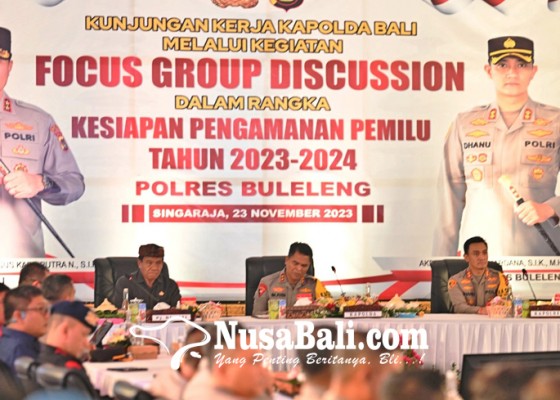 Nusabali.com - pengamanan-pemilu-di-buleleng-dimatangkan