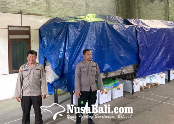 Nusabali.com - gudang-logistik-pemilu-dijaga-ketat