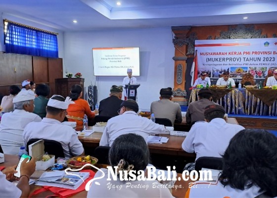 Nusabali.com - pmi-bali-gelar-mukerprov-pertegas-peran-dan-netralitas-di-pemilu-2024
