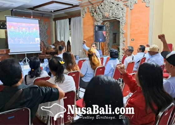 Nusabali.com - nobar-debat-cawapres-di-denpasar-tkd-prabowo-gibran-bali-gibran-punya-modal-pilkada-solo