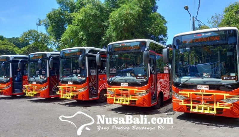 www.nusabali.com-dishub-bali-siapkan-shuttle-bus-gratis-antisipasi-macet-di-bandara-i-gusti-ngurah-rai