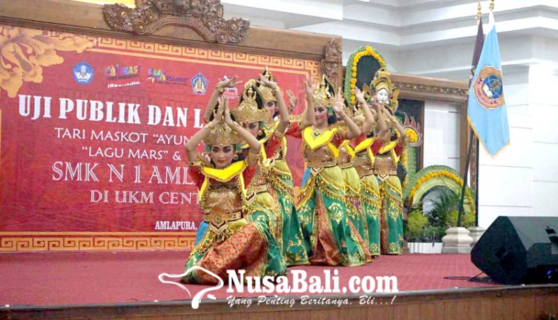 www.nusabali.com-smkn-amlapura-launching-tari-maskot-mars-dan-hymne