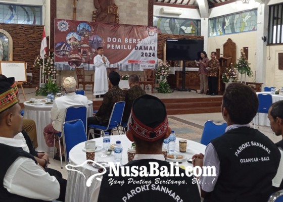 Nusabali.com - tokoh-lintas-agama-gelar-doa-untuk-pemilu-damai-2024