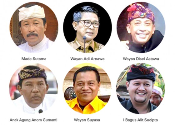 Nusabali.com - 6-kandidat-cabup-badung-bergulir