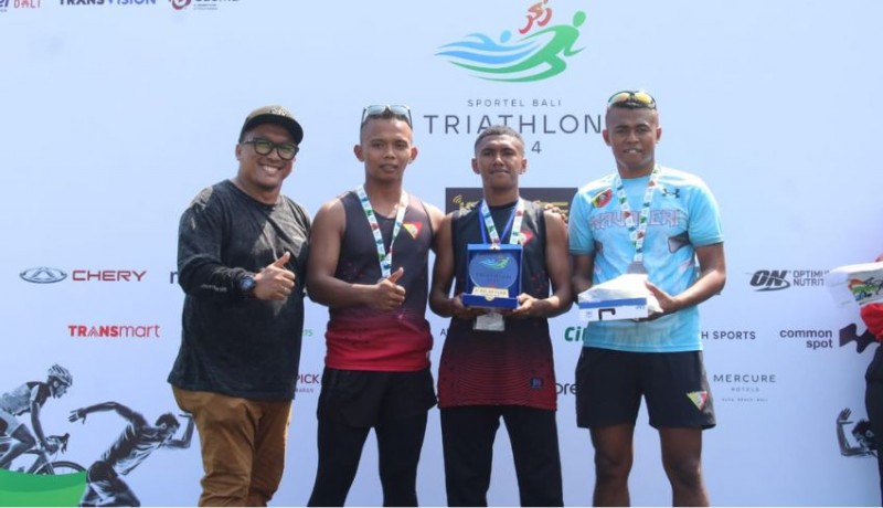 www.nusabali.com-prajurit-kodam-ix-udayana-kuasai-podium-sportel-bali-triathlon-2024
