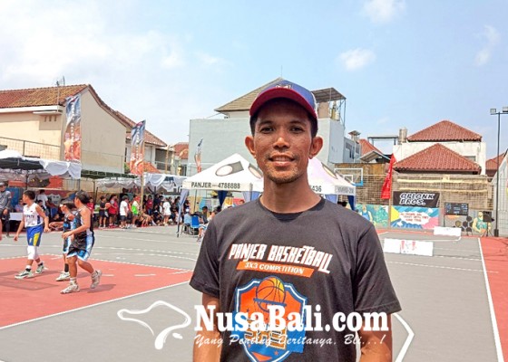 Nusabali.com - kelurahan-panjer-adakan-kejuaraan-basket-3x3