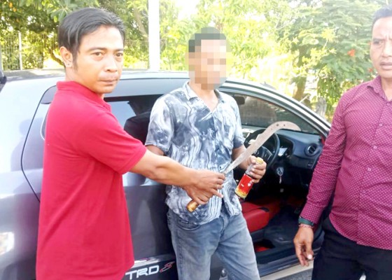 Nusabali.com - bawa-parang-oknum-driver-ditangkap