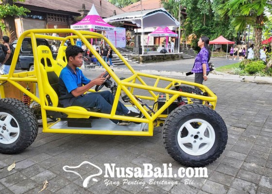 Nusabali.com - smkn-1-kuta-selatan-buat-mobil-listrik-buggy