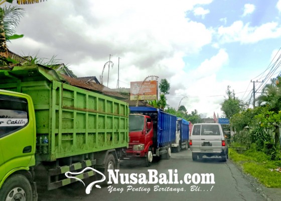 Nusabali.com - puluhan-truk-tertahan-di-peringsari
