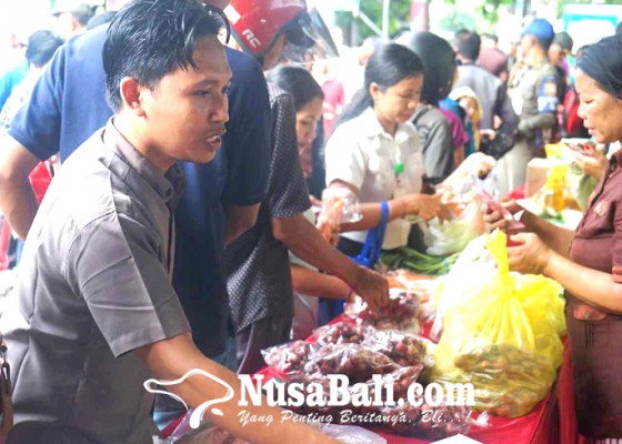 Nusabali.com - distan-karangasem-gelar-pangan-murah