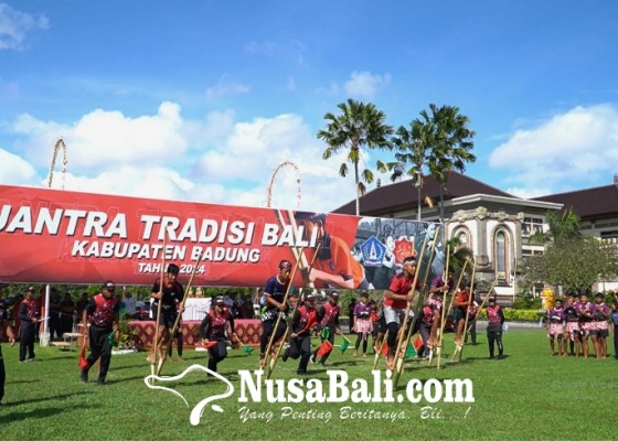 Nusabali.com - 578-siswa-smp-meriahkan-jantra-tradisi-bali-kabupaten-badung