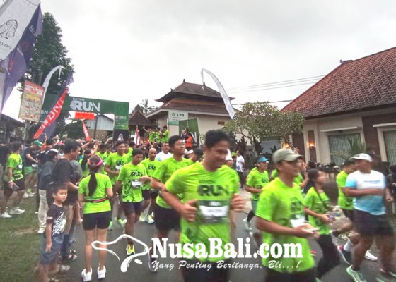 Nusabali.com - menteri-sandiaga-uno-dan-pelari-diguyur-gerimis