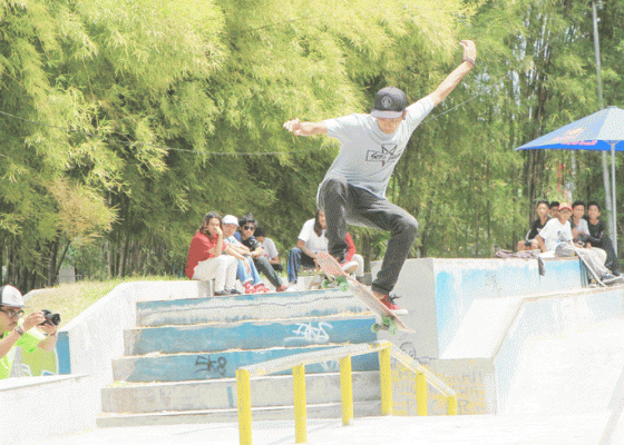 Nusabali.com - puluhan-skateboarder-ikuti-skateboarding-competition-bupati-cup