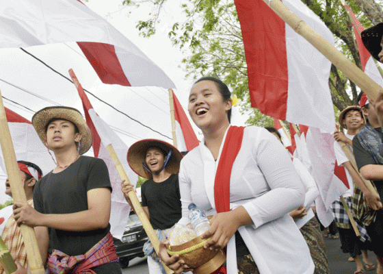 Nusabali.com - 4000-siswa-dwijendra-parade-nasionalisme