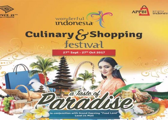 Nusabali.com - a-taste-of-paradise-in-wonderful-indonesia-culinary-shopping-festival-at-level-21-mall