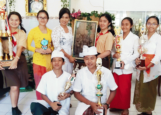 Nusabali.com - smpn-1-singaraja-panen-juara-di-olimpiade-provinsi