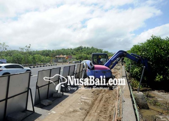 Nusabali.com - pengeboran-dinding-underpass-dimulai-awal-november