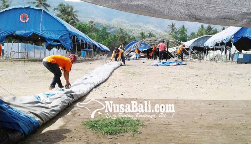 www.nusabali.com-tenda-pengungsian-di-desa-les-dibongkar