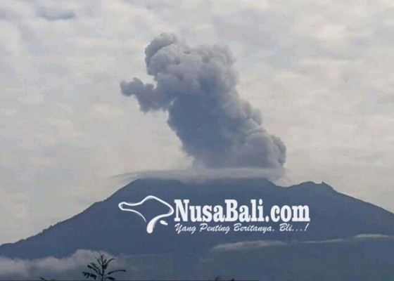 Nusabali.com - gunung-agung-kembali-erupsi