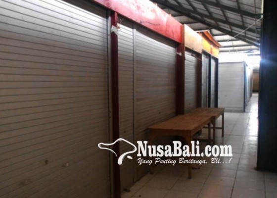Nusabali.com - kios-pasar-kidul-banyak-tutup