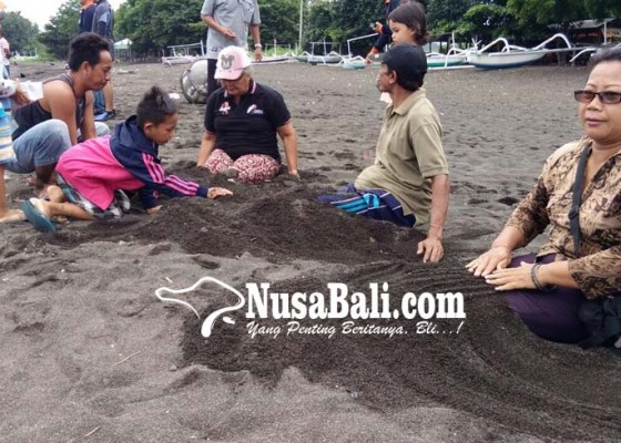 Nusabali.com - pasir-hitam-kawasan-pantai-bali-utara-jadi-terapi-kesehatan