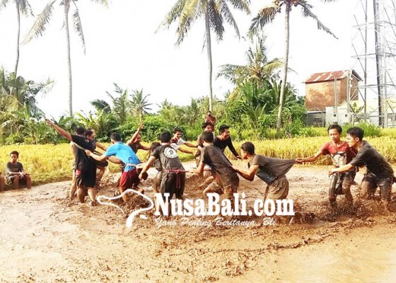 Nusabali.com - magoak-goakan-remaja-putri-bermandi-lumpur