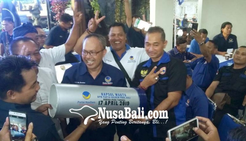 www.nusabali.com-nasdem-bali-luncurkan-kapsul-waktu-pemilu-2019