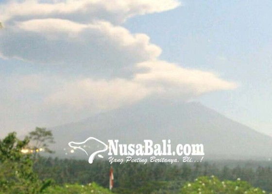 Nusabali.com - gunung-agung-kembali-erupsi