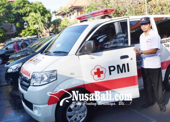 Nusabali.com - dapat-bantuan-armada-ambulans-pmi-bertambah