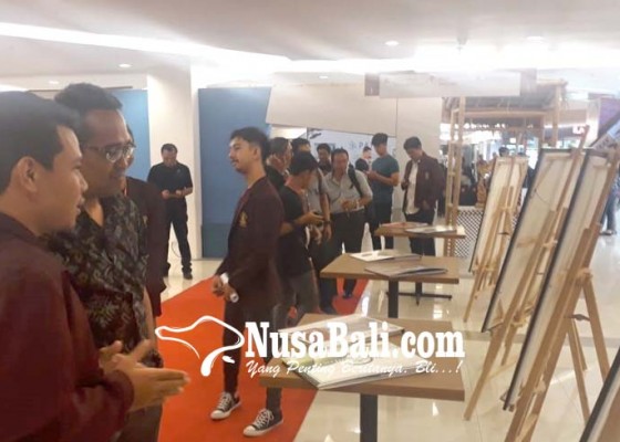 Nusabali.com - pameran-patio-mahasiswa-desain-interior-isi-denpasar-tampil-di-park-23-mall-kuta
