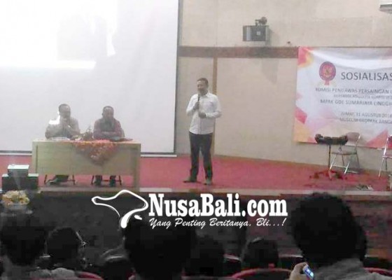 Nusabali.com - sosialisasi-kppu-sasar-pelaku-usaha