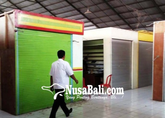 Nusabali.com - kios-pasar-kidul-kebanyakan-tutup