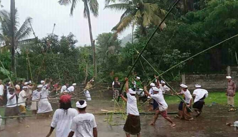 www.nusabali.com-60-krama-lanang-saling-serang-dengan-bambu-3-meter