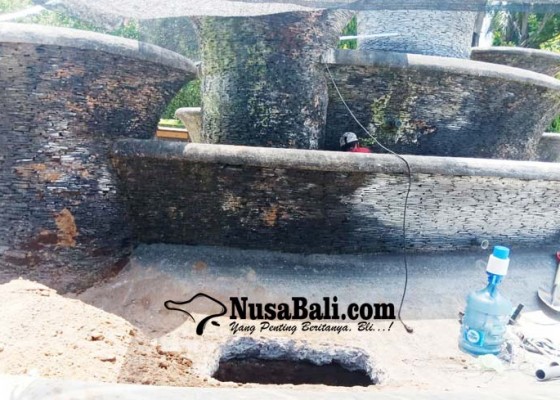 Nusabali.com - perbaikan-kolam-air-mancur-dikebut