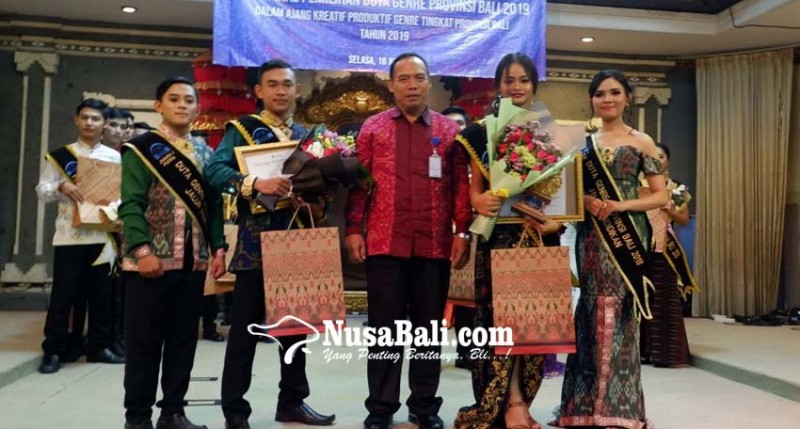 www.nusabali.com-aditia-dan-diah-terpilih-jadi-duta-genre-provinsi-bali-2019