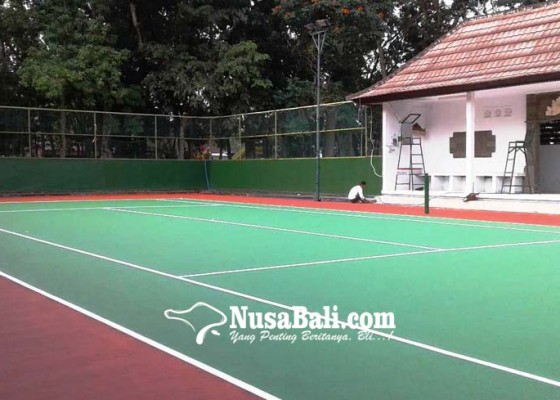 Nusabali.com - tabanan-geser-venue-tenis-lapangan
