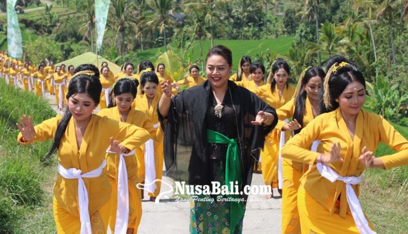 www.nusabali.com-atraksi-rejang-kesari-400-penari-meriahkan-festival-jatiluwih-iii-2019