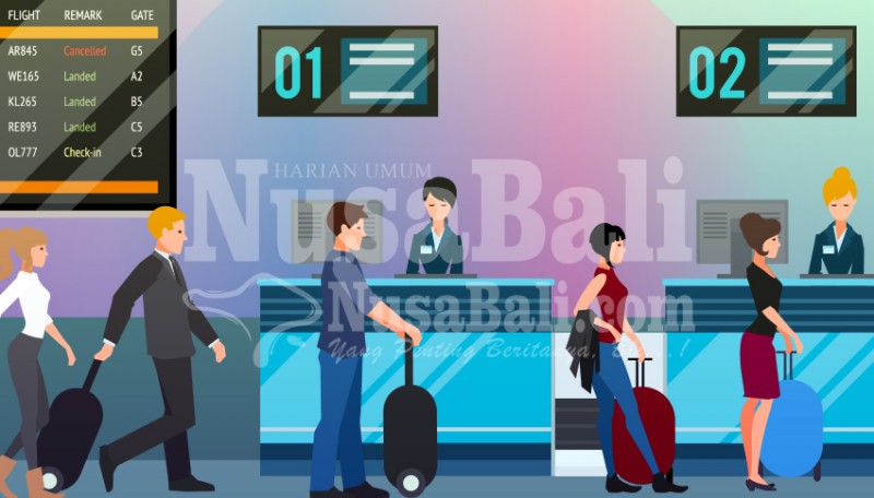www.nusabali.com-hanya-seribuan-penumpang-domestik-yang-tiba-di-bandara-ngurah-rai