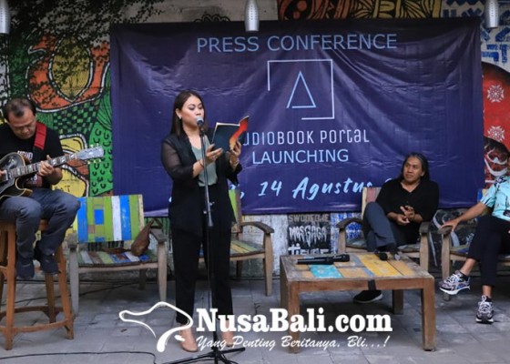 Nusabali.com - audiobookportalcom-resmi-dirilis-kini-buku-fisik-hadir-dalam-bentuk-suara