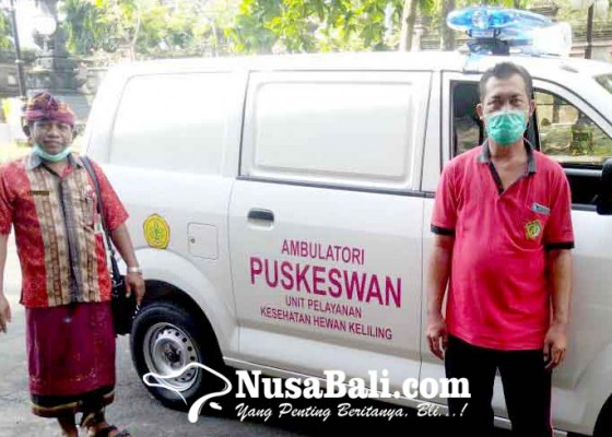 Nusabali.com - jembrana-dapat-bantuan-mobil-ambulans-hewan