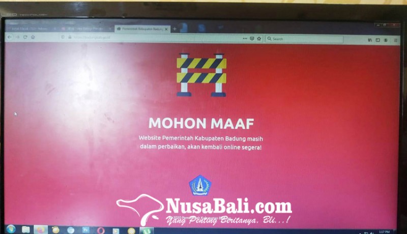 www.nusabali.com-website-pemkab-badung-tak-bisa-diakses