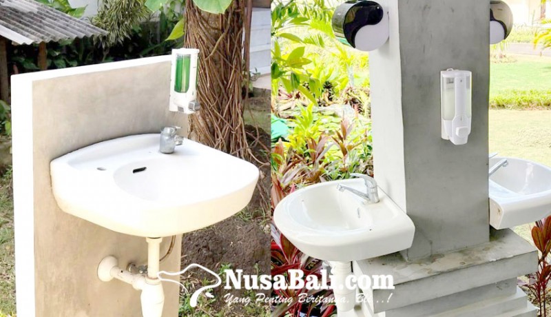 www.nusabali.com-puluhan-tempat-cuci-tangan-dan-hand-sanitizer-disiapkan
