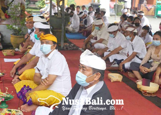 Nusabali.com - perayaan-saraswati-dengan-prokes-ketat