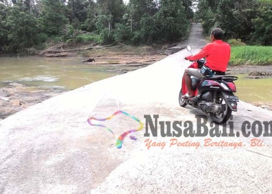 Nusabali.com - jembatan-tibubiu-beraban-sudah-normal