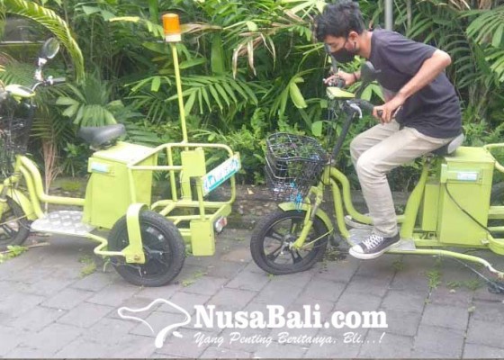 Nusabali.com - sepeda-listrik-milik-dinas-lhk-rusak-karena-jarang-dipakai