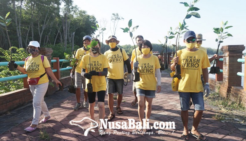 www.nusabali.com-peringati-hari-lingkungan-hidup-sedunia-trash-hero-indonesia-aksi-bersih-bersih-dan-tanam-mangrove