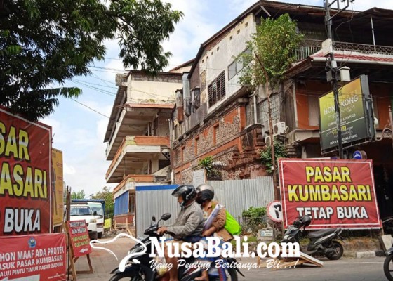 Nusabali.com - progress-revitalisasi-pasar-kumbasari-sudah-8-persen