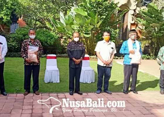 Nusabali.com - koster-kembali-gelontor-5-ton-beras-dari-asn