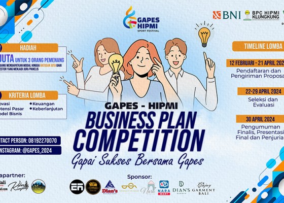 Nusabali.com - gapes-hipmi-business-plan-competition